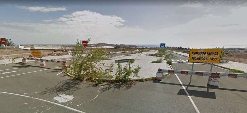 Terrenos situados junto a la GC-1, frente a Las Huesas (Foto Google Maps)